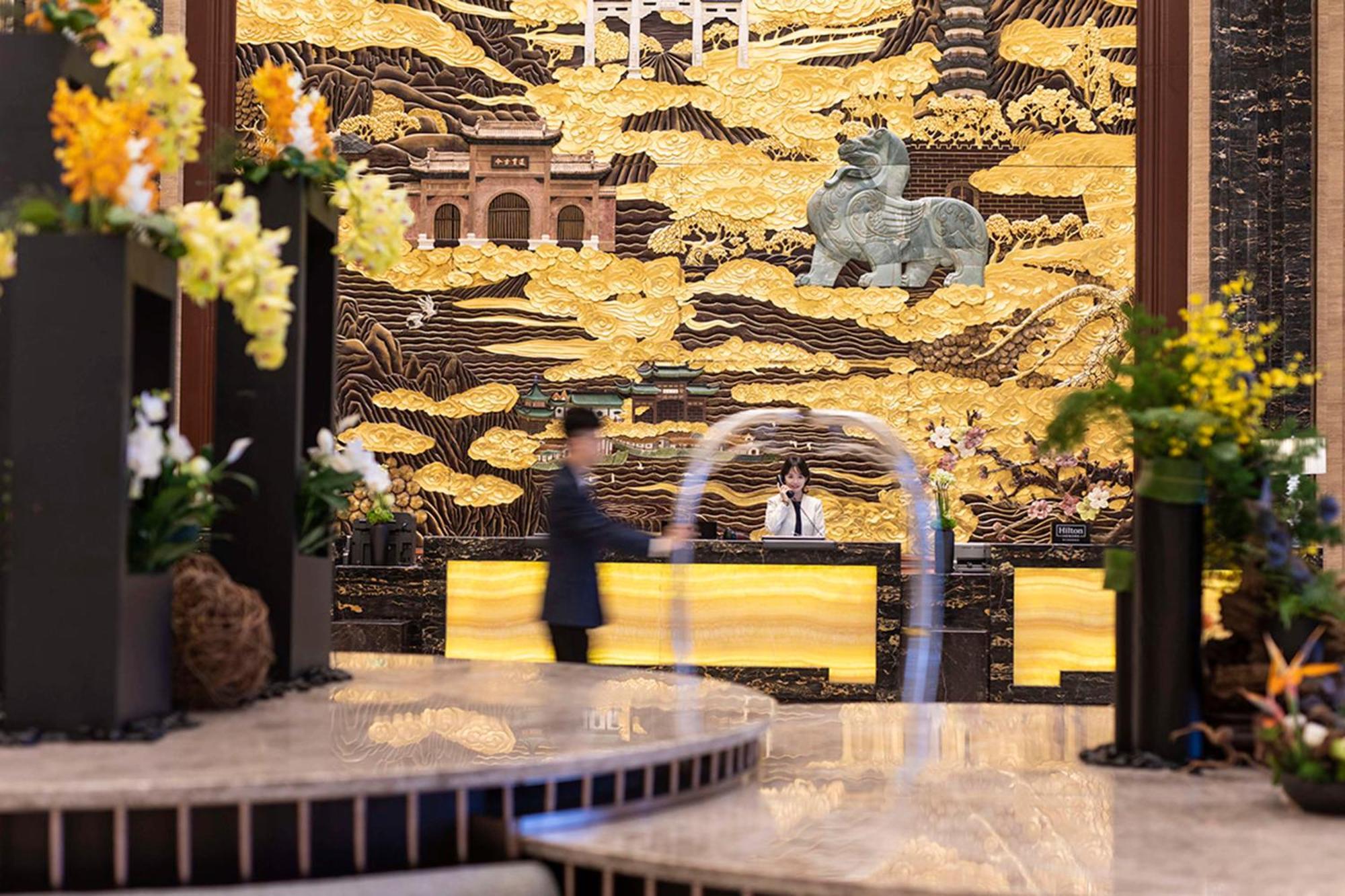 Hilton Nanjing Hotel Buitenkant foto